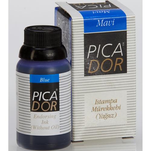 Picador Istampa Mürekkebi 30 Cc Mavi - 12'li Paket - - Picador - Fiyat