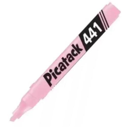 Picatack Fosforlu Kalem Pastel Pembe 441 - 10'lu Paket - - Pıcatack - 