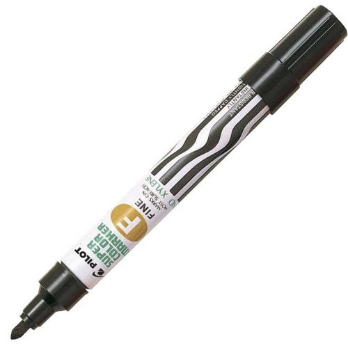 Pilot Permanent Marker Yuvarlak Siyah Sca-F - 12'li Paket - - Pilot - 