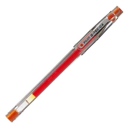 Pilot Roller Kalem G-Tec-C4 İğne Uç 0.4 Mm Kırmızı Bl-Gc4-R - 12'li Pa