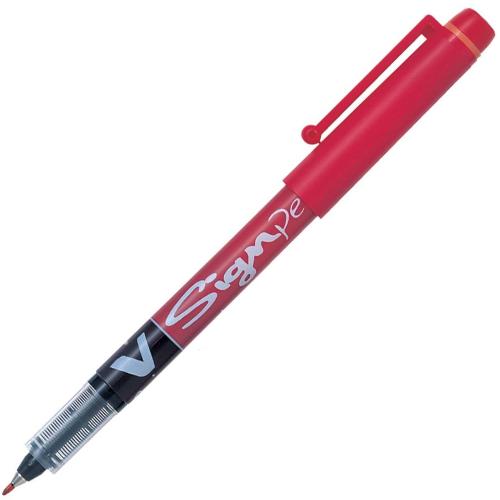 Pilot Roller Kalem Signo Pen İmza Kalemi Kırmızı Sw-Vsp-R - 12'li Pake