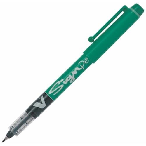 Pilot Roller Kalem Signo Pen İmza Kalemi Yeşil Sw-Vsp-G - 12'li Paket 