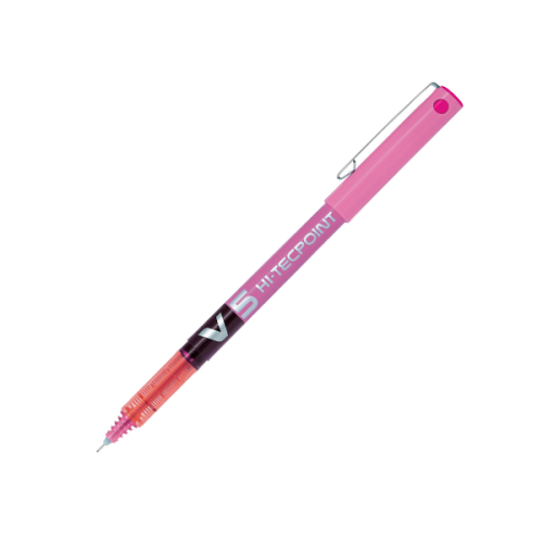 Pilot Roller Kalem V-5 Hıtecpoınt Pembe - 12'li Paket - - Pilot - Fiya