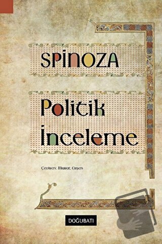 Politik İnceleme - Benedictus de Spinoza - Doğu Batı Yayınları - Fiyat