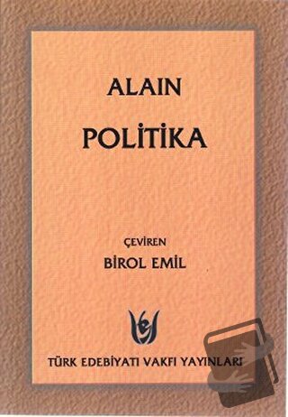 Politika - Alain - Tedev Yayınları - Fiyatı - Yorumları - Satın Al