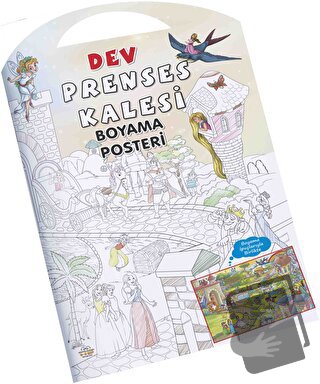 Prenses Kalesi Dev Boyama Posteri - Kolektif - 0-6 Yaş Yayınları - Fiy