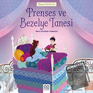 Prenses ve Bezelye Tanesi - Hans Christian Andersen - 1001 Çiçek Kitap