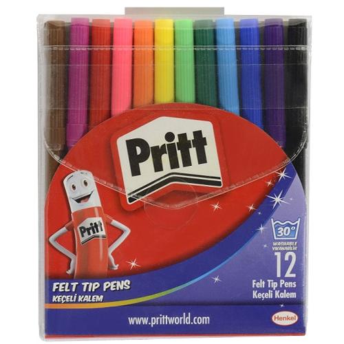 Pritt Keçeli Boya Kalemi 12 Renk 1687976 - - Pritt - Fiyatı - Yorumlar