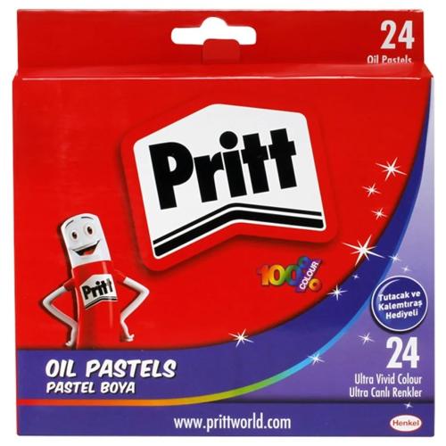 Pritt Pastel Boya Karton Kutu 24 Renk 1307853 - - Pritt - Fiyatı - Yor