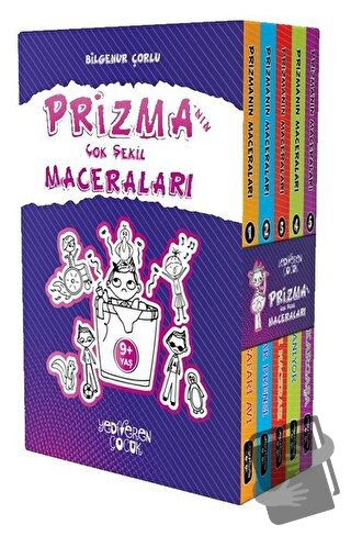 Prizma’nın Çok Şekil Maceraları Seti (5 Kitap Takım) - Bilgenur Çorlu 