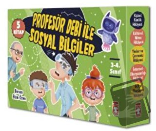 Profesör Debi İle Sosyal Bilgiler Seti (5 Kitap) - Birsen Ekim Özen - 