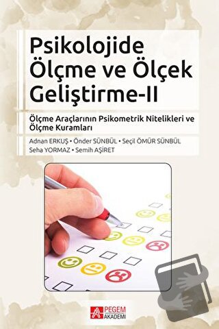 Psikolojide Ölçme ve Ölçek Geliştirme - 2 - Adnan Erkuş - Pegem Akadem