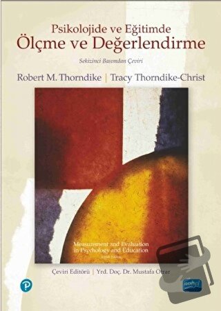 Psikolojide ve Eğitimde Ölçme ve Değerlendirme - Robert M. Thorndike -