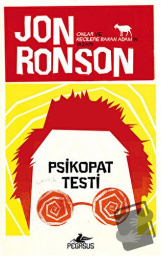 Psikopat Testi - Jon Ronson - Pegasus Yayınları - Fiyatı - Yorumları -