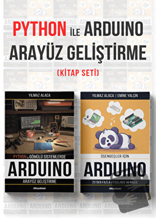 Python ile Arduino için Arayüz Geliştirme Seti (2 Kitap) - Yılmaz Alac