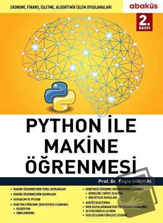 Python ile Makine Öğrenmesi - Engin Sorhun - Abaküs Kitap - Fiyatı - Y