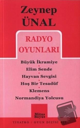 Radyo Oyunları - Zeynep Ünal - Mitos Boyut Yayınları - Fiyatı - Yoruml