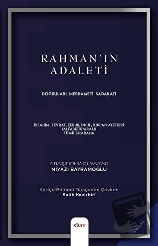 Rahman'ın Adaleti (Ciltli) - Niyazi Bayramoğlu - Sitav Yayınevi - Fiya