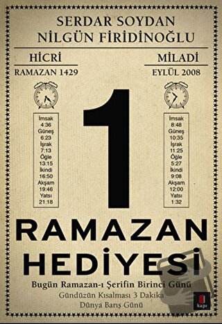 Ramazan Hediyesi - Nilgün Firidinoğlu - Kapı Yayınları - Fiyatı - Yoru