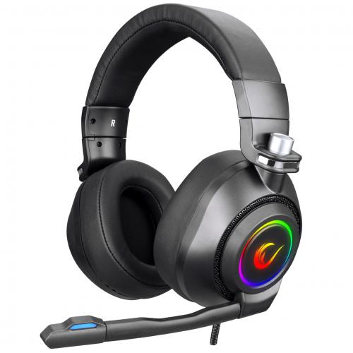 Rampage Rm-K20 Amaze Siyah Usb 7.1 Noice Cancelling Mic Rgb Ledli Gami