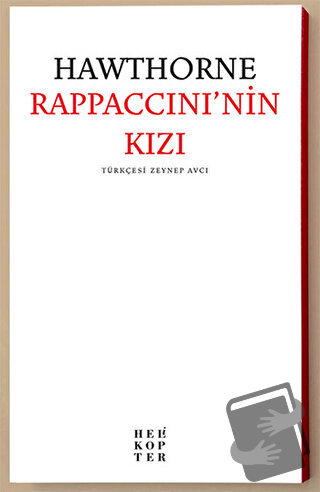 Rappaccini’nin Kızı - Nathaniel Hawthorne - Helikopter Yayınları - Fiy