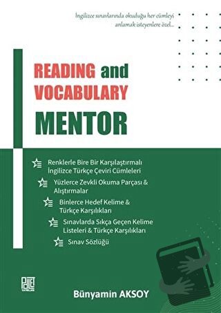 Reading and Vocabulary Mentor - Bünyamin Aksoy - Palet Yayınları - Fiy