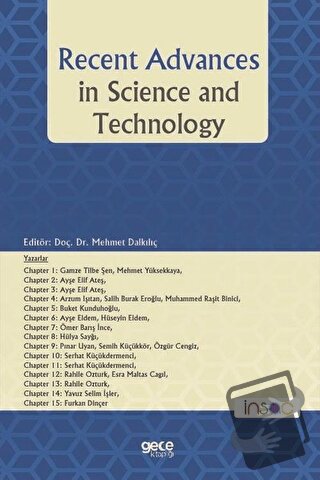 Recent Advances in Science and Technology - Arzum Işıtan - Gece Kitapl