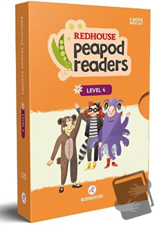 Redhouse Peapod Readers İngilizce Hikaye Seti 4 Kutulu Ürün - Kolektif