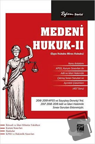 Reform Serisi Medeni Hukuk - 2 - Kolektif - Gazi Kitabevi - Fiyatı - Y