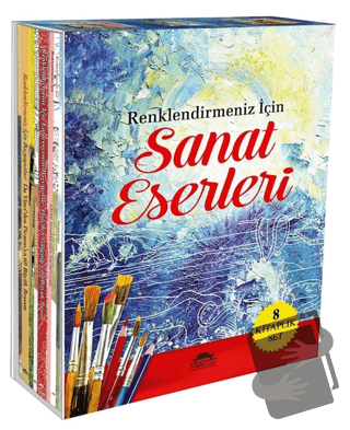 Renklendirmeniz İçin Sanat Eserleri Seti (8 Kitap) - Kolektif - Maya K