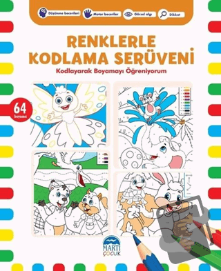 Renklerle Kodlama Serüveni 7 - Kerem Altındağ - Martı Çocuk Yayınları 