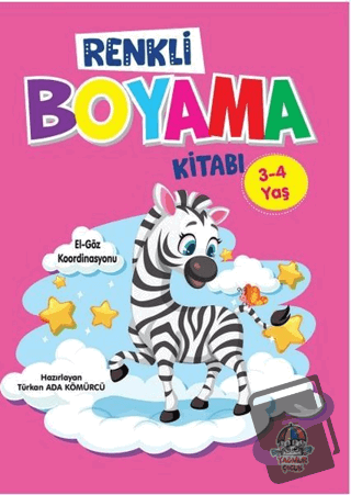 Renkli Boyama Kitabı (3-4 yaş) - Türkan Ada Kömürcü - Yağmur Çocuk - F