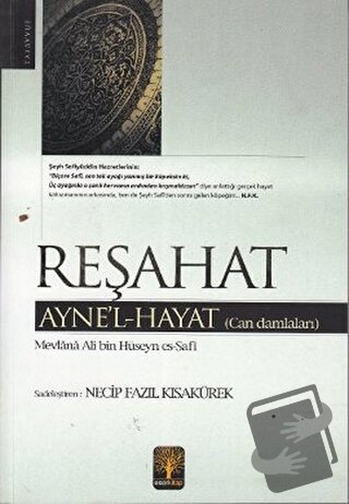 Reşahat - Mevlana Ali bin Hüseyn es-Safi - Eser Kitap - Fiyatı - Yorum