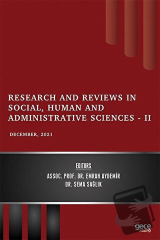 Research and Reviews in Social, Human and Administrative Sciences 2 - 