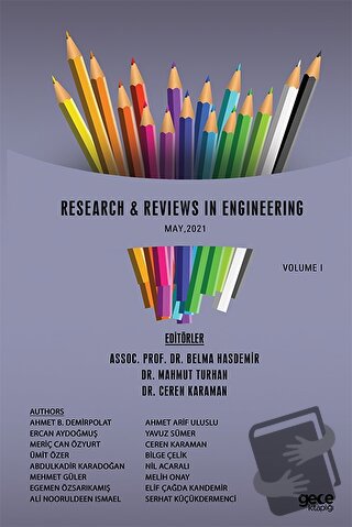 Research Reviews in Engineering Volume 1, May - Belma Hasdemir - Gece 