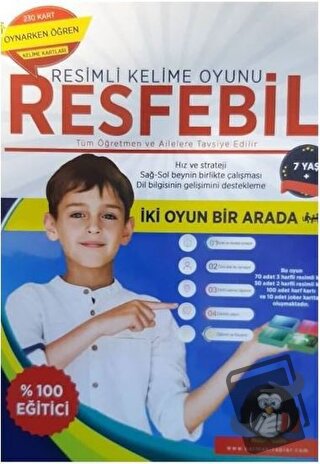 Resimli Kelime Oyunu Resfebil - Kolektif - Karma Kitaplar - Fiyatı - Y