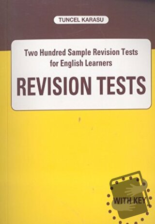 Revision Tests - Tuncel Karasu - Kare Yayınları - Fiyatı - Yorumları -