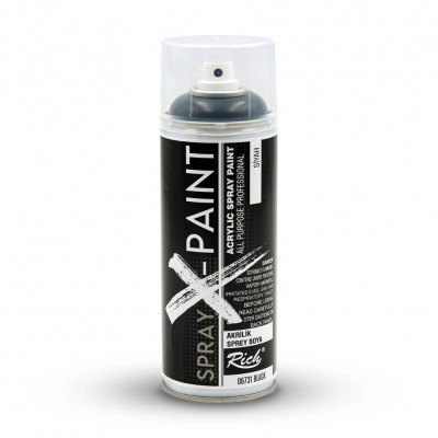 Rich Spray X Paınt 400 Ml Siyah - - Rıch - Fiyatı - Yorumları - Satın 