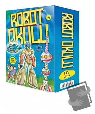 Robot Okulu Seti (10 Kitap Takım) - Necati Akbaba - Damla Yayınevi - F