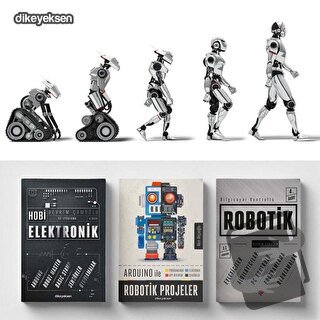 Robot Programlama Seti (3 Kitap Takım) - Akın Akçaoğlu - Dikeyeksen Ya