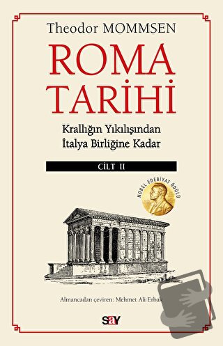 Roma Tarihi 2.Cilt - Theodor Mommsen - Say Yayınları - Fiyatı - Yoruml