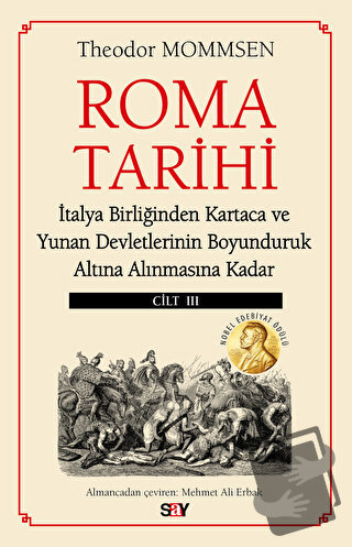 Roma Tarihi 3. Cilt - Theodor Mommsen - Say Yayınları - Fiyatı - Yorum