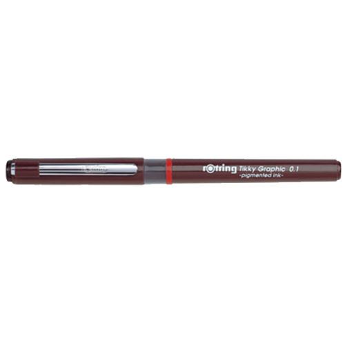 Rotring Çizim Kalemi Grafik Tikky 0,1 1904750 - 12'li Paket - - Rotrin