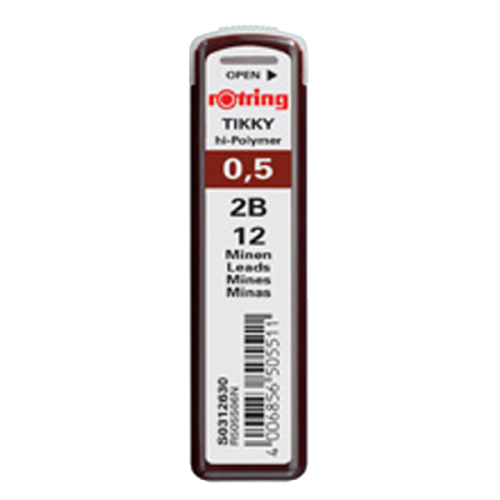 Rotring Min Hi-Polymer 2B 0.5 Mm S0312630 - 10'lu Paket - - Rotring - 