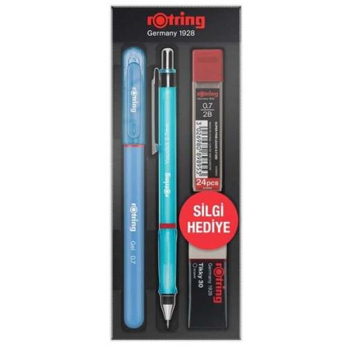 Rotring Okul Seti Visuclick+Jel 0.7 Mm Mavi - - Rotring - Fiyatı - Yor