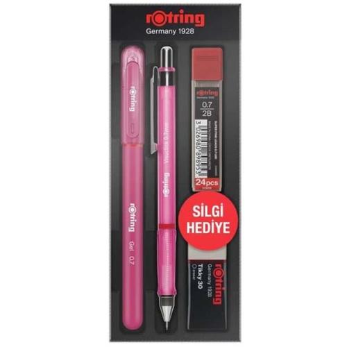 Rotring Okul Seti Visuclick+Jel 0.7 Mm Pembe - - Rotring - Fiyatı - Yo