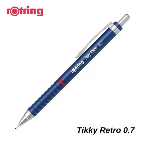 Rotring Versatil Kalem Tıkky Retro Metalik Mavi 0.7 Mm 2202569 - - Rot