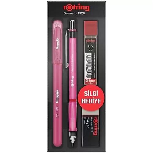 Rotring Visuclick+Jel Okul Seti-0.5 Mm Pembe - - Rotring - Fiyatı - Yo