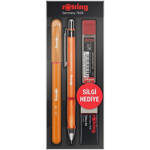 Rotring Visuclick+Jel Okul Seti-0.5 Mm Turuncu - - Rotring - Fiyatı - 