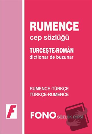 Rumence / Türkçe - Türkçe / Rumence Cep Sözlüğü - Birsen Çankaya - Fon